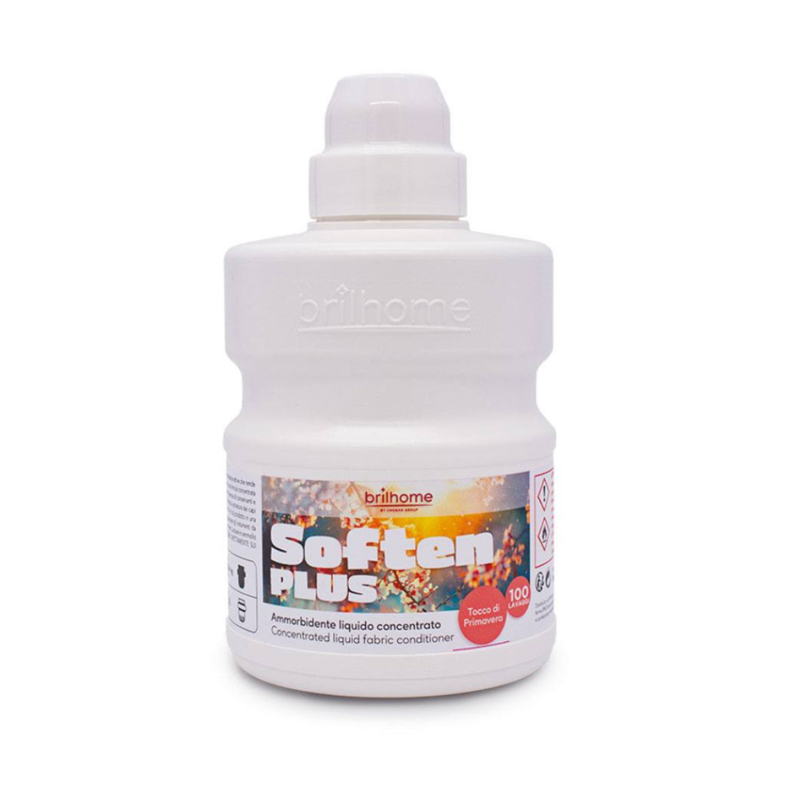 SOFTEN PLUS 'TOCCO DI PRIMAVERA' - AMMORBIDENTE LIQUIDO CONCENTRATO 100 LAVAGGI (VEGAN) 500 ML